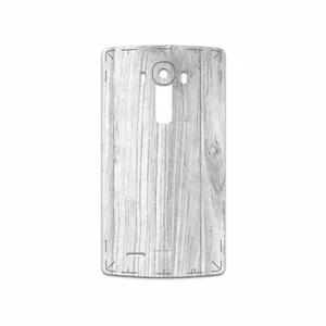MAHOOT White Wood Cover Sticker for LG G4