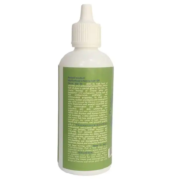 روغن تقویت کننده ناخن مرهم یاب مدل برگ حنا حجم 80 میلی لیتر