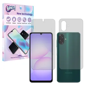 Bingo Tough model matte screen protector suitable for Samsung Galaxy A07 4G mobile phone along with the back protector