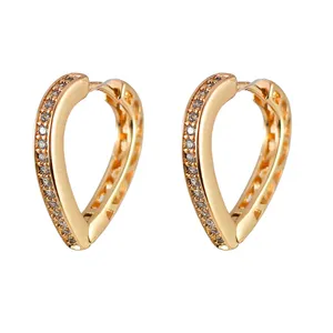 گوشواره زنانه ژوپینگ مدل قلب کد ee882