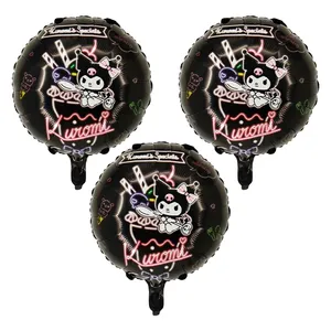 بادکنک فویلی مدل کرومی گرد کد kuromiRoundB2 بسته 3 عددی