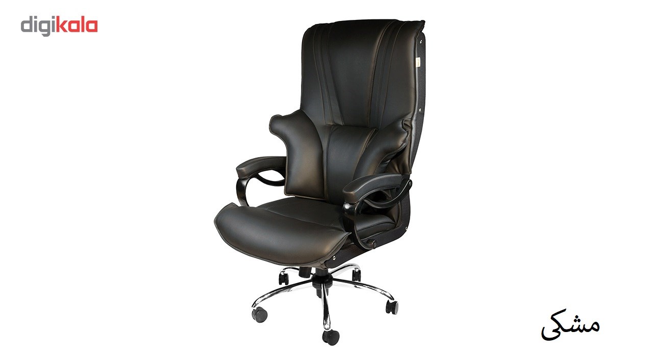 صندلی اداری نوین سیستم مدل 3017 چرمی