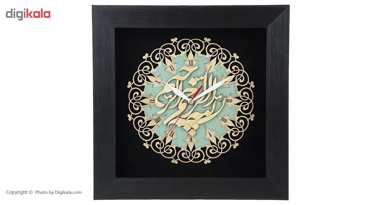 ساعت معرق دی ان دی طرح خوشنویسی بسم الله الرحمن الرحیم کد TJ 028