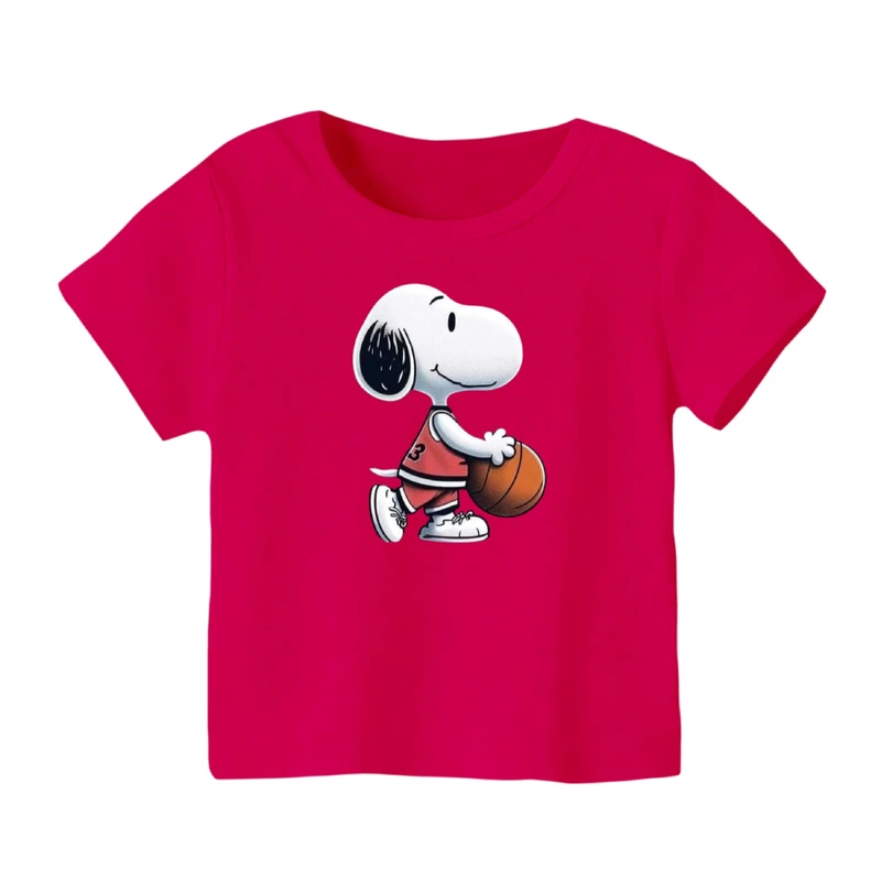 تی شرت آستین کوتاه بچگانه مدل اسنوپی کد ۸۲