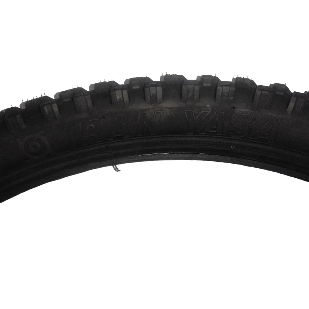 تایر دوچرخه ایران یاسا مدل پهن و گل درشت سایز 20