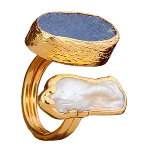 انگشتر زنانه مدل یمانی و صدف کد gem27