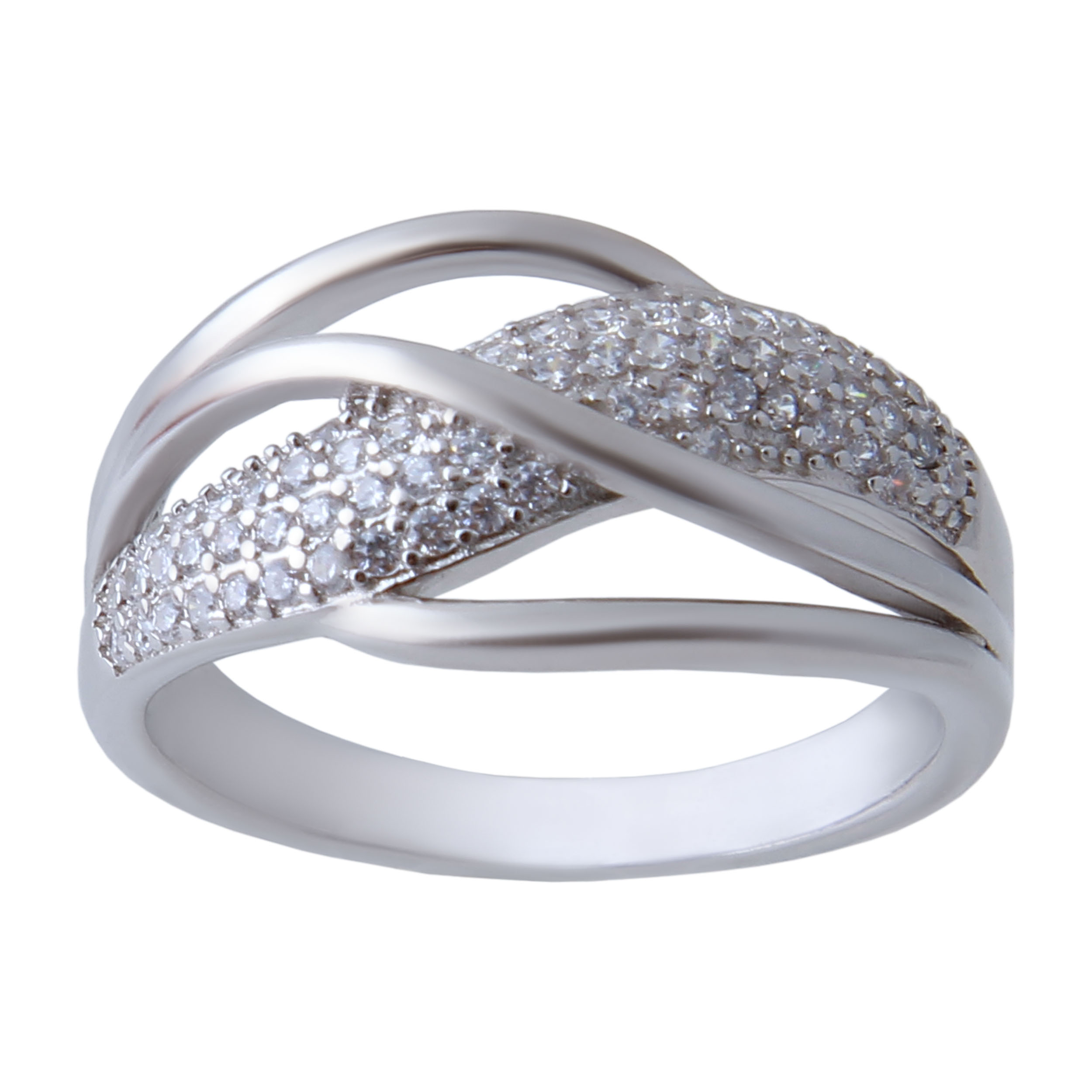      انگشتر نقره زنانه بازرگانی میلادی کد AWR-402