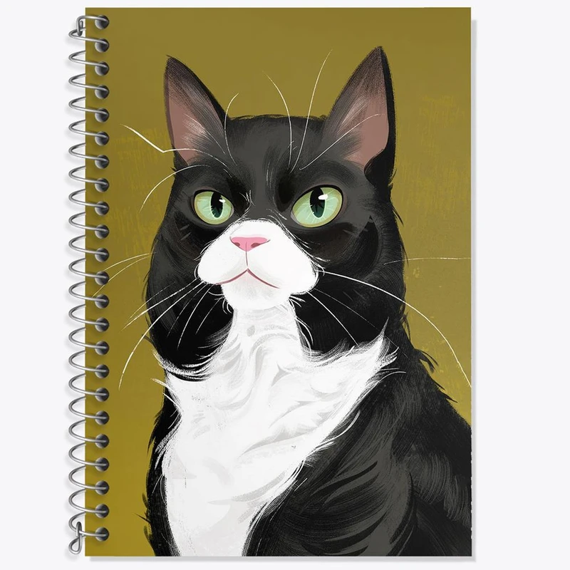 دفتر لغت 50 برگ خندالو مدل گربه کد 28235