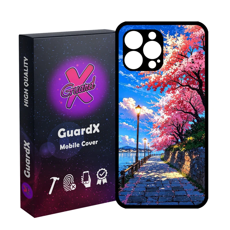 کاور گارد ایکس طرح جاده دریا مدل Glass10791 مناسب برای گوشی موبایل اپل iPhone 12 Pro
