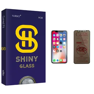 Atouchbo Shiny Glass Privacy Screen Protector For Apple اپل iPhone X