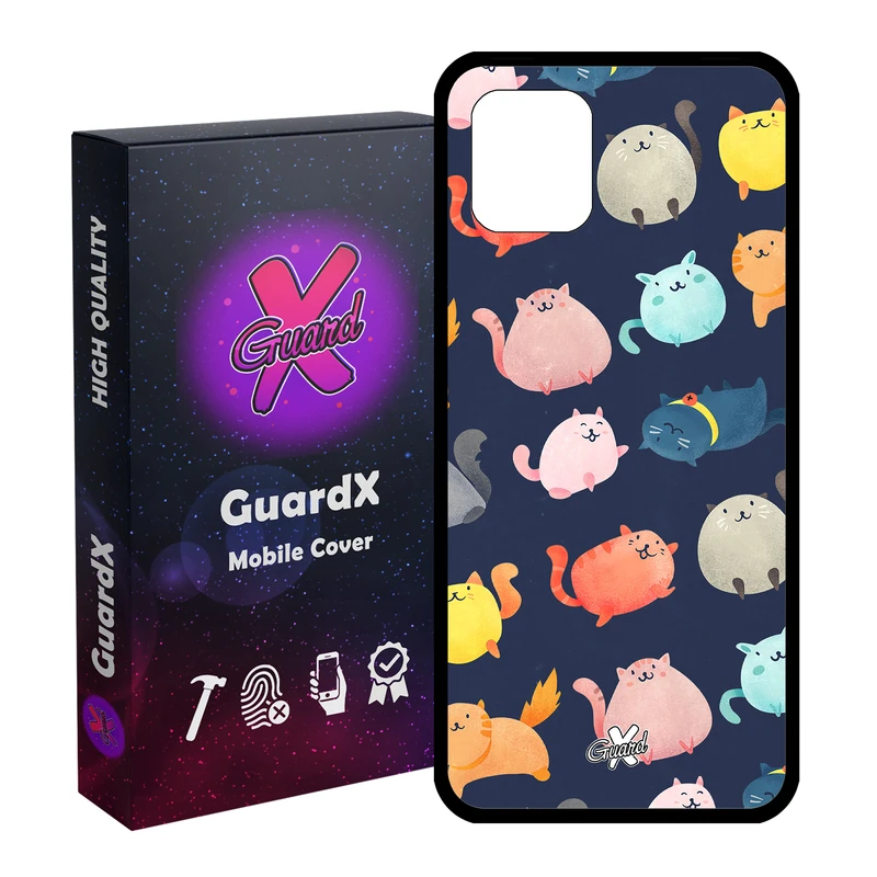 کاور گارد ایکس طرح Cats مدل Glass10173 مناسب برای گوشی موبایل سامسونگ Galaxy Note 10 Lite