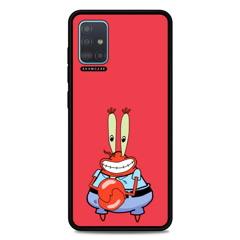 کاور آکام مدل AMC-WSGA51-SPONGE BOB2 مناسب برای گوشی موبایل سامسونگ Galaxy A51