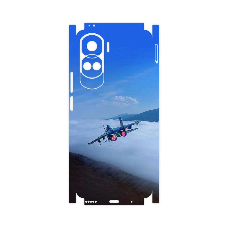 برچسب پوششی ماهوت مدل Fighter plane Su27-FullSkin مناسب برای گوشی موبایل آنر 90 Lite