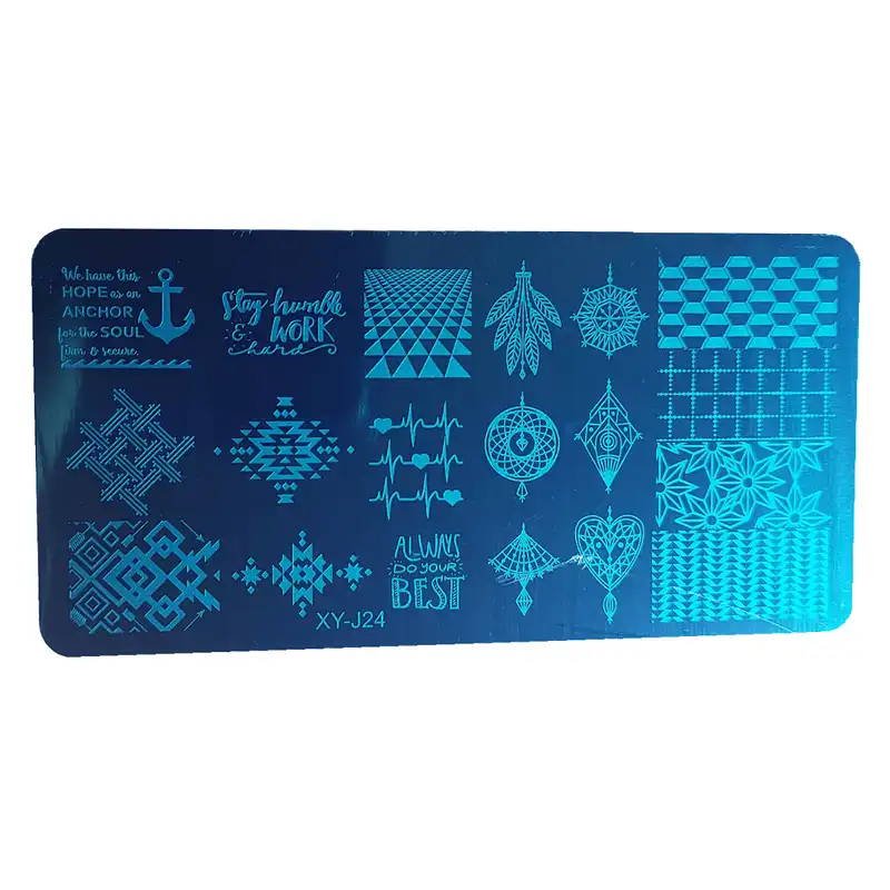 شابلون طراحی ناخن مدل XY-J24