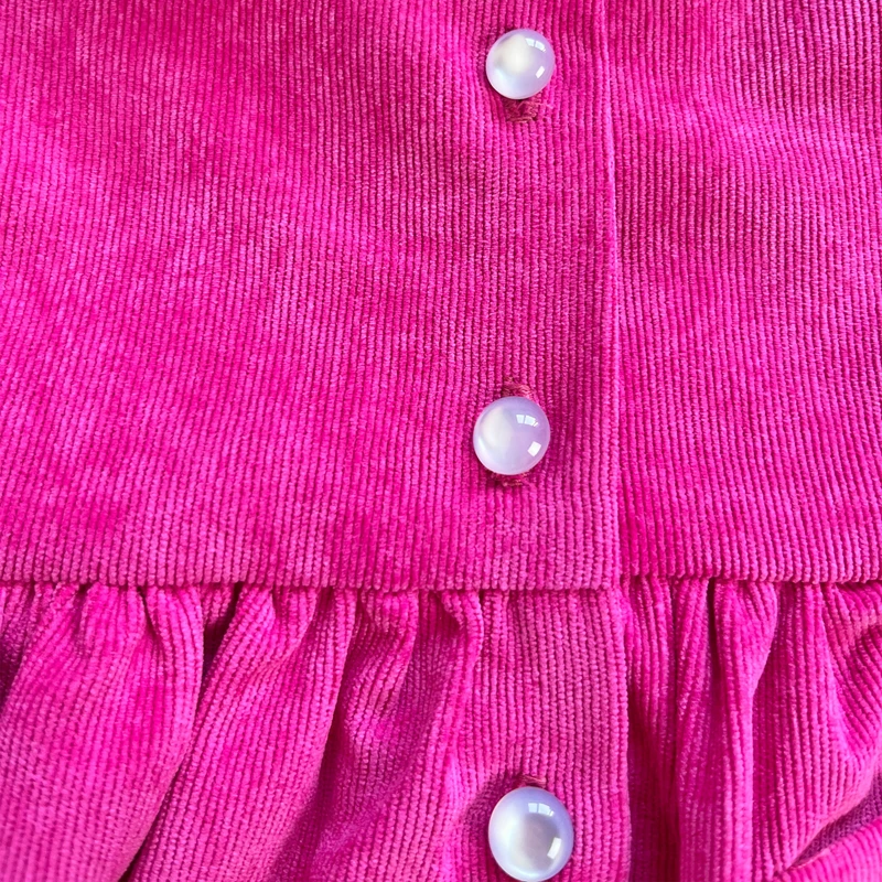 عکس شماره 5 : پیراهن آستین بلند یقه ب ب دخترانه مدل تک جیب