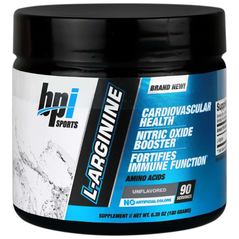 پودر ال آرژنین بدون طعم بی پی ای اسپورت - 180 گرمی