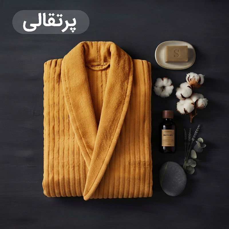 حوله پالتویی مدل تن پوش SETA سایز 115 سانتی متر مناسب برای قد 150 تا 167 سانتی متر