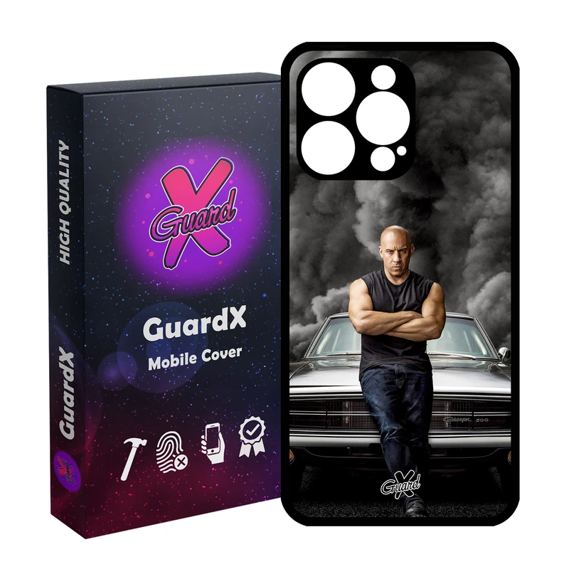 کاور گارد ایکس طرح Vin Diesel مدل Glass10183 مناسب برای گوشی موبایل اپل iPhone 15 Pro Max
