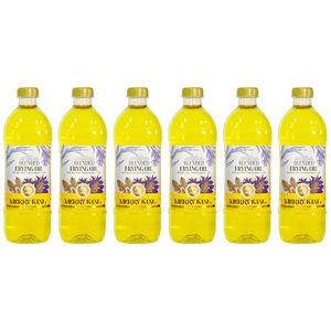 روغن سرخ کردنی بر پایه سبوس برنج بدون پالم مری کینگ - 2 لیتر بسته 6 عددی