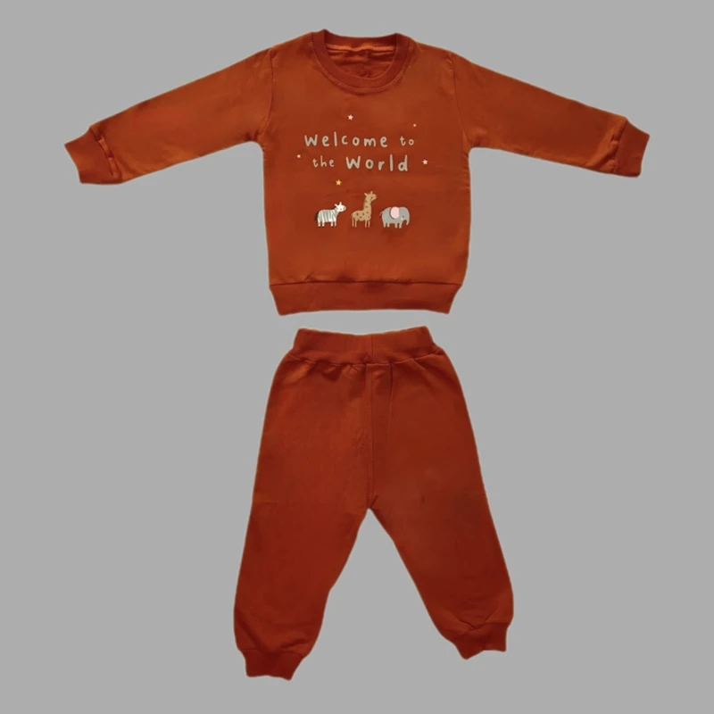 ست سویشرت و شلوار راحتی بچگانه مدل حیوانات