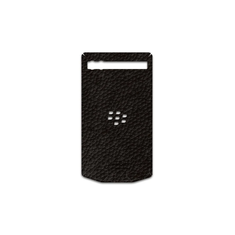 برچسب پوششی ماهوت مدل Dark-Brown-Leather مناسب برای گوشی موبایل بلک بری Porsche Design P9983