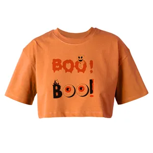 کراپ‌تاپ آستین کوتاه زنانه مدل boo کد K412 k