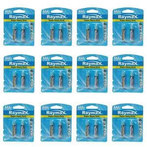 باتری نیم قلمی رایمکس مدل Super Heavy Duty بسته 24 عددی