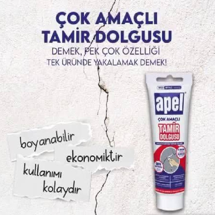 بتونه تعمیری سفید سنگ و سرامیک اپل  مدل RF66 حجم 200 میلی لیتر