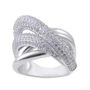   انگشتر نقره زنانه بازرگانی میلادی کد AWR-351