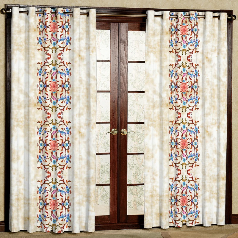 پرده مدل مخمل پانچی کد 4102k5 سایز 200x140 سانتی متر