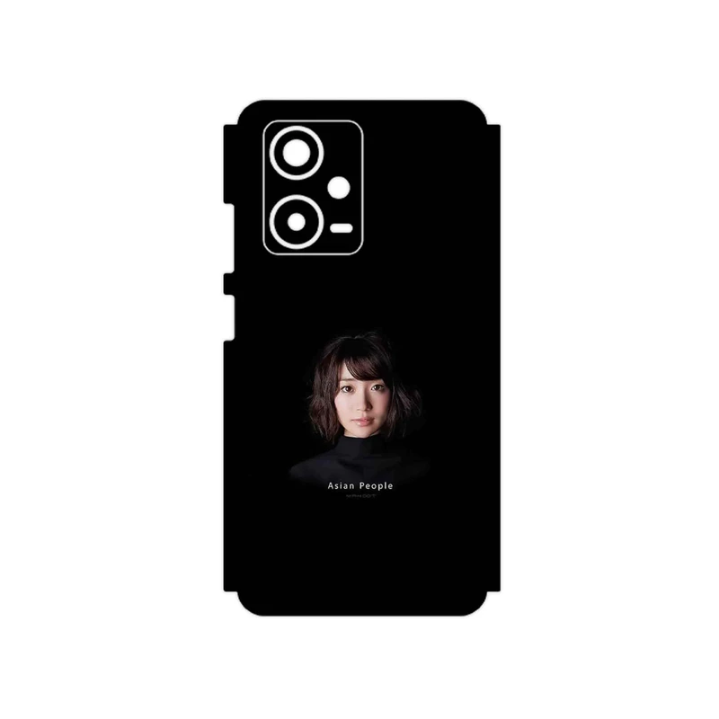 برچسب پوششی ماهوت مدل Portrait of an Asian Woman مناسب برای گوشی موبایل شیائومی Redmi Note 12 Pro Plus