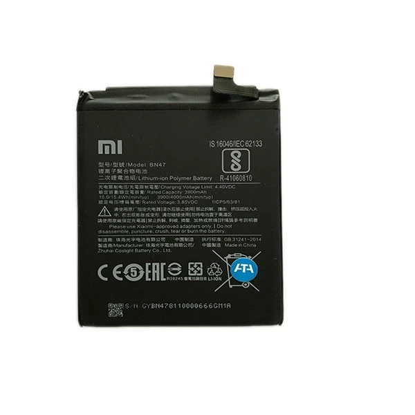 باطری موبایل مدل BN-47 ظرفیت 4000 میلی امپر ساعت مناسب برای گوشی موبایل XIAOMI REDMI 6 PRO- 4