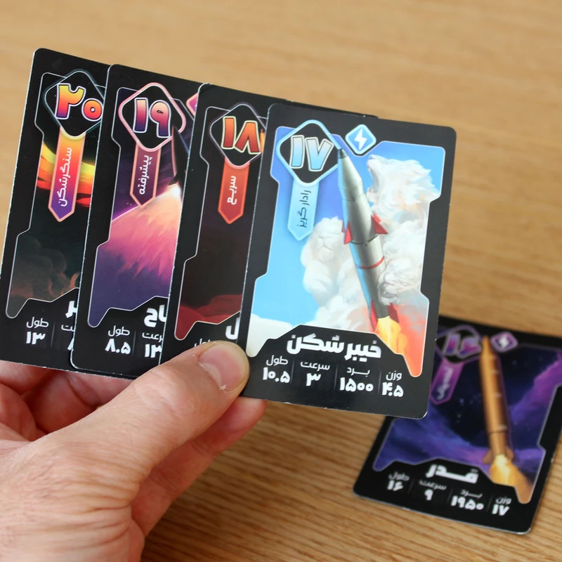 عکس شماره 14 : بازی فکری آتشبار مدل کارتی مناسب برای سن 6 سال به بالا