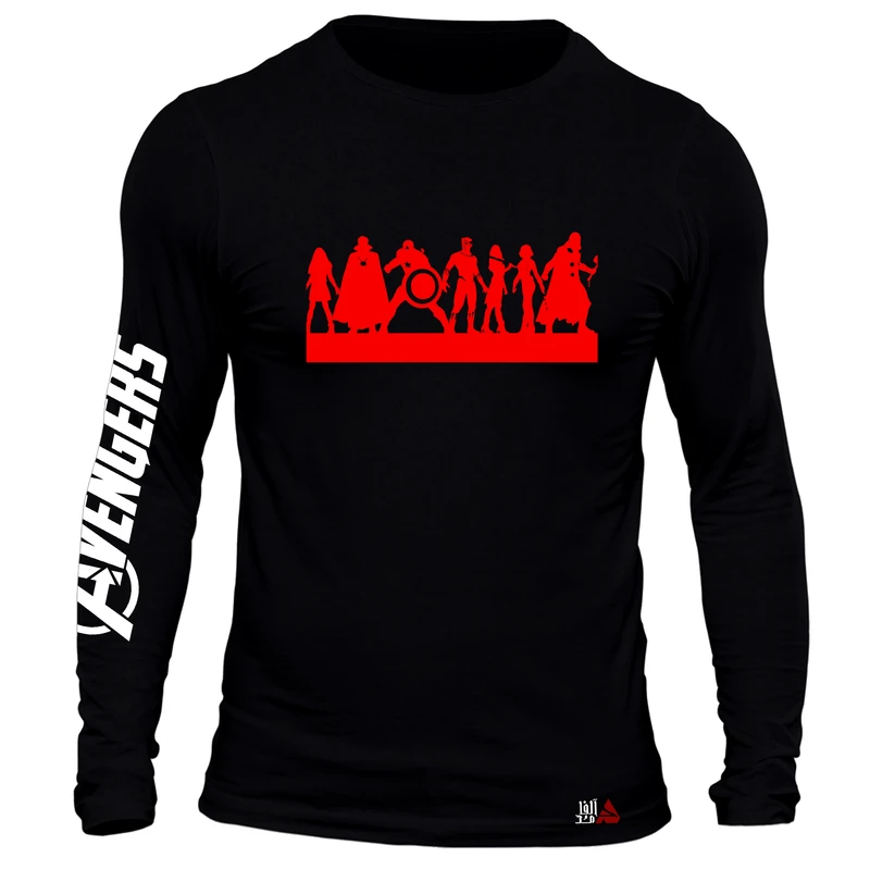 تی شرت آستین بلند مردانه مدل Avengers کد b258