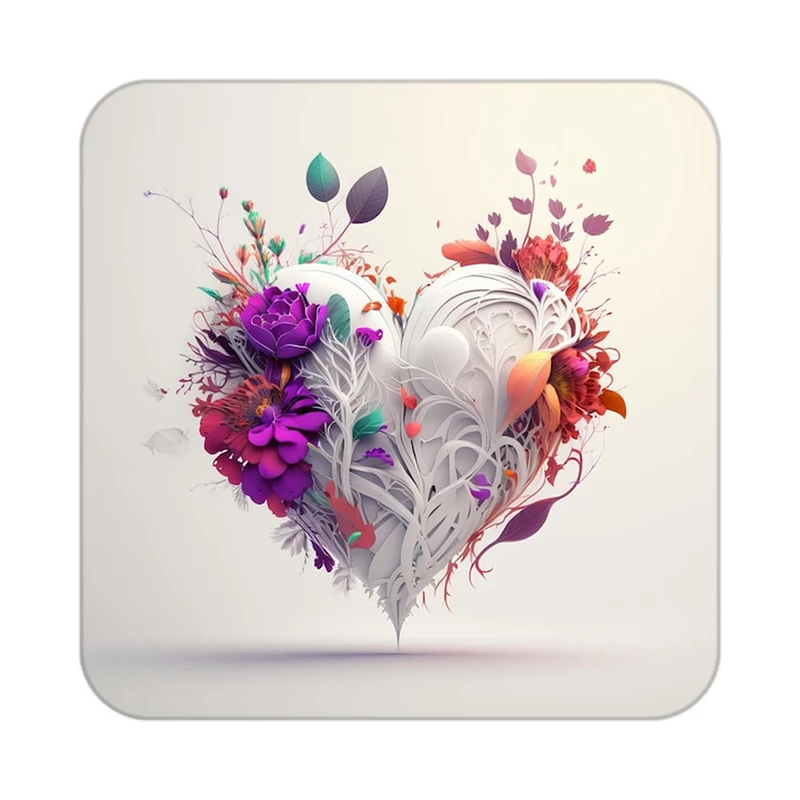 زیر لیوانی کاکتی مدل عاشقانه کد mp11254