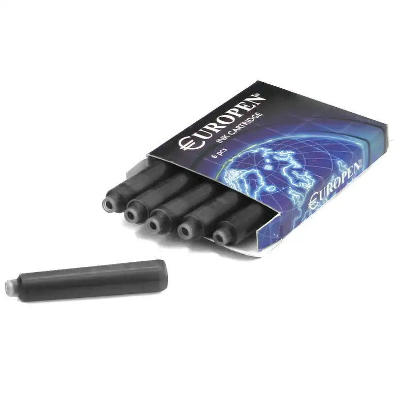 جوهر خودنویس یوروپن مدل 01 بسته 6 عددی