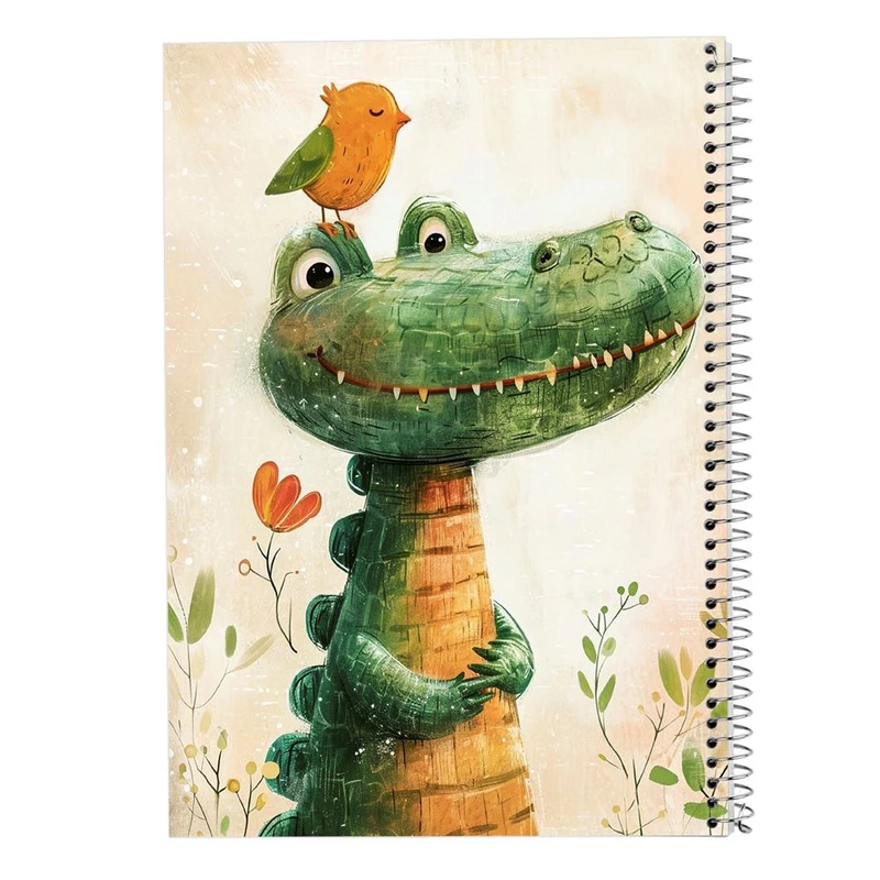 دفتر شطرنجی 50 برگ مدوپد طرح موجودات فانتزی کد DF17137