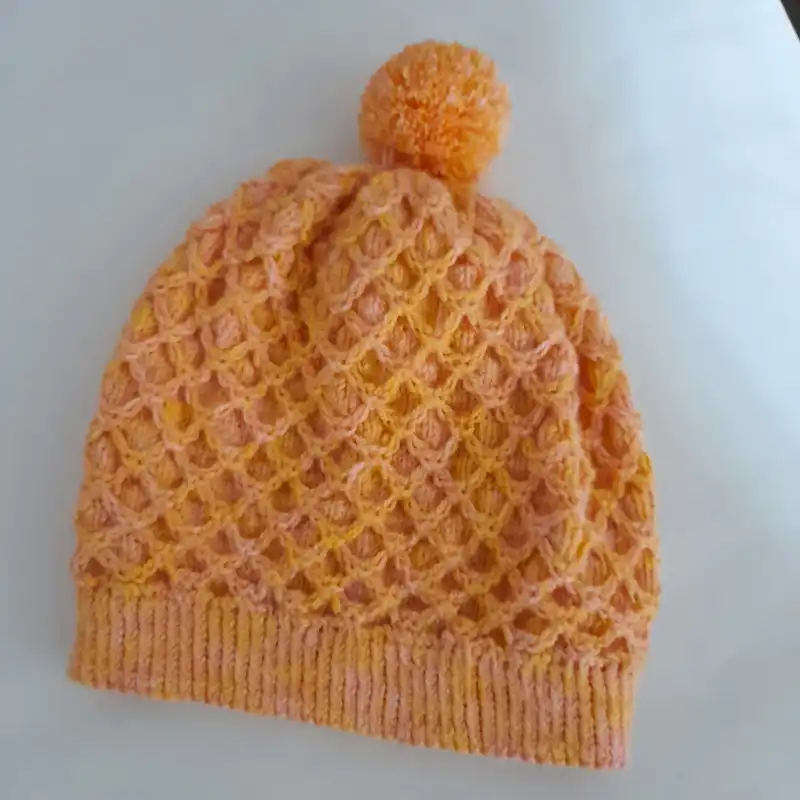 ست کلاه و شال گردن بافتنی بچگانه کد 0011