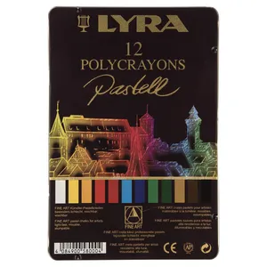 Lyra Polycrayons 12 Colored Chalk Pastell