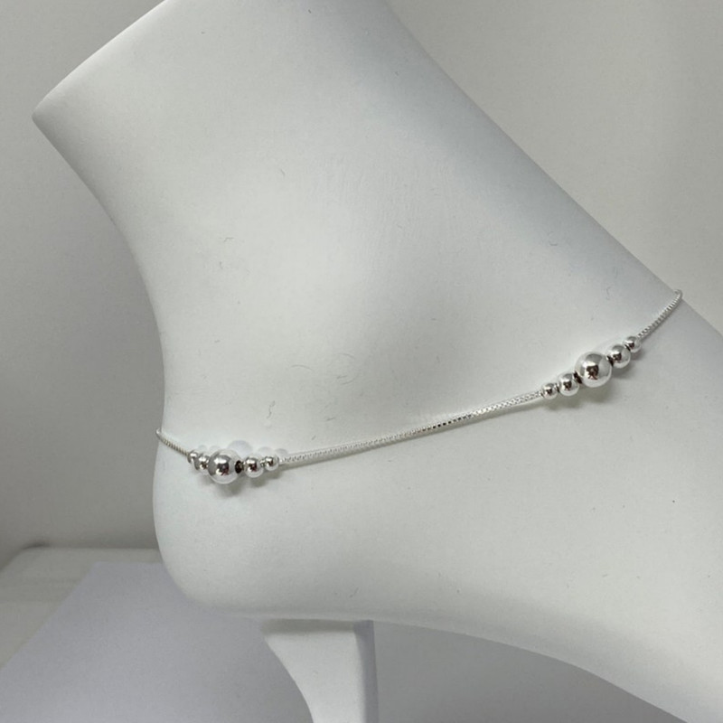 پابند نقره زنانه مدل جلوه پابند نقره زنانه مدل جلوه