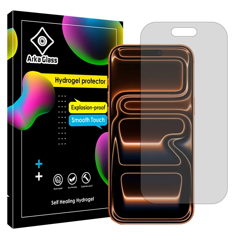 محافظ صفحه نمایش شفاف آرکا گلس مدل Tough مناسب برای گوشی موبایل اپل iPhone 17 Pro Max