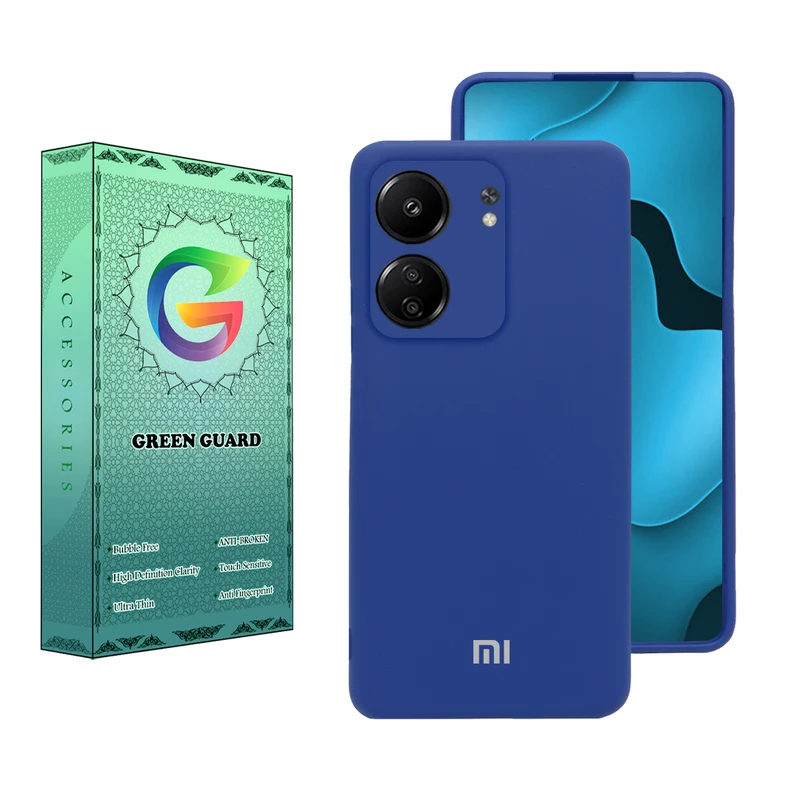 کاور گرین گارد مدل Saro طرح سیلیکونی مناسب برای گوشی موبایل شیائومی Redmi 13C / Poco C65