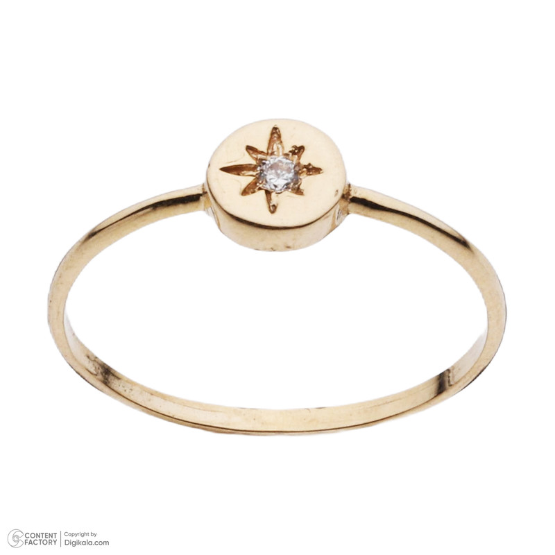 انگشتر طلا 18 عیار زنانه پرسته مدل wr643