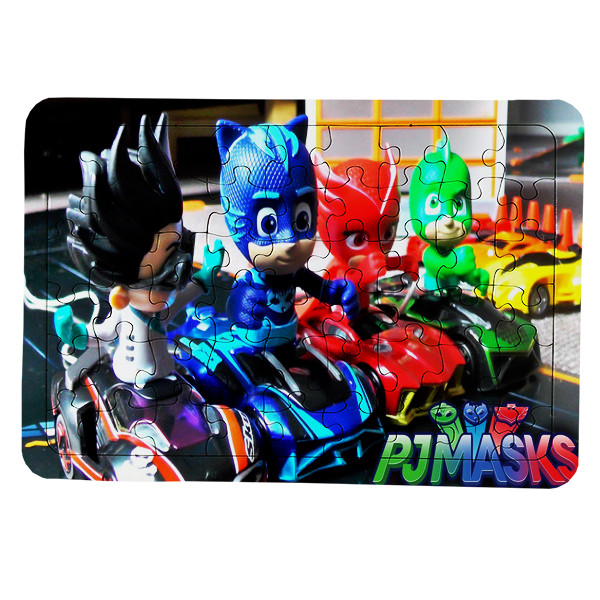 پازل 54 تکه طرح انیمیشن شب نقاب کد Lz10