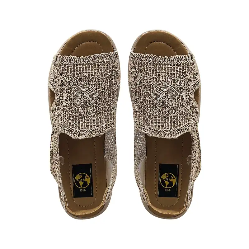 صندل زنانه سیی مدل گیپور کد 2117.1