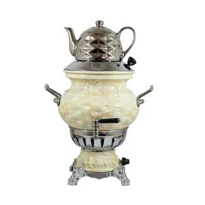 سماور گازی مدل عدسی  سه کاره ظرفیت 8 لیتر