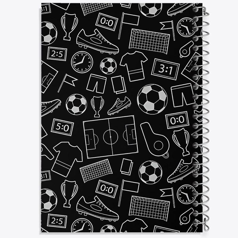 دفتر مشق 100 برگ خندالو طرح پترن فوتبالی کد N5178