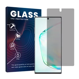 Glass Resistant model privacy screen protector suitable for Samsung Galaxy Note10 Plus mobile phone