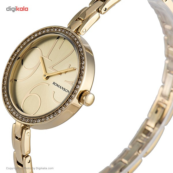 ساعت مچی عقربه ای زنانه رومانسون مدل RM7283TL1GA81G