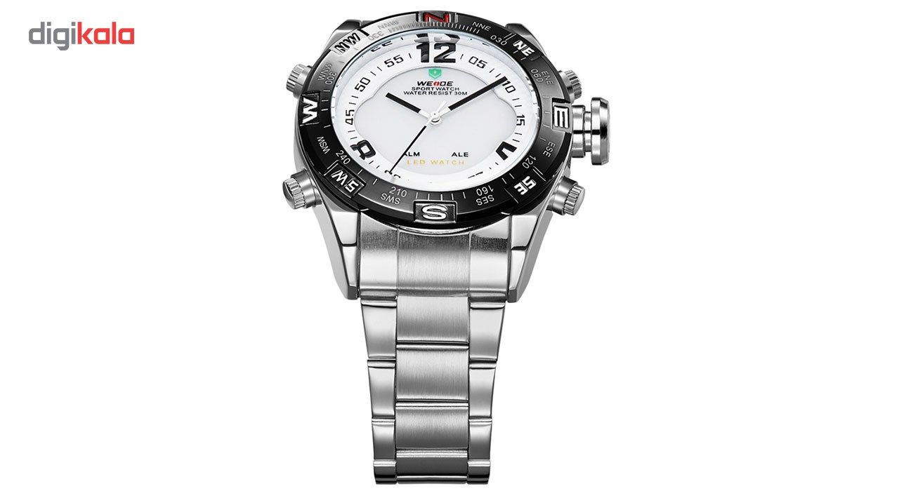 ساعت مچی عقربه ای مردانه وید مدل WH2310-2 White